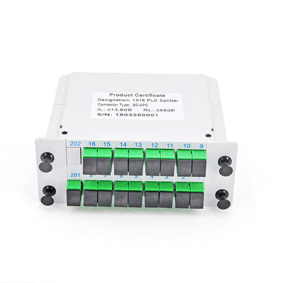 Cassette optique passive de module de Pon de réseau de petite case de diviseur de PLC de fibre de LC