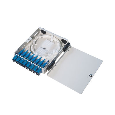ABS optique d'intérieur FTTH de bâti de mur de coffret d'extrémité de fibre de 42mm