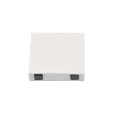 prise murale optique de plaque avant du coffret d'extrémité de fibre de ports de 18mm Ftth 2 86