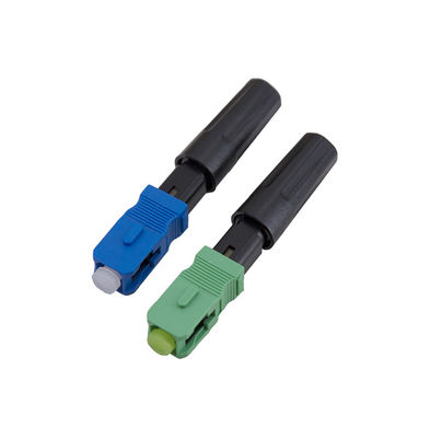 bleu rapide optique de connecteur de Sc 5507 LC du cable connecteur 0.25db installable sur place