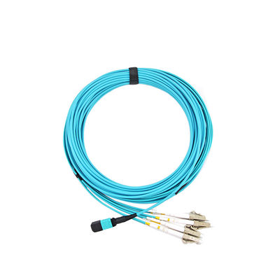 La correction de la sortance MPO attachent la correction optique de fibre de FTTB attachent le connecteur de fibre de noyaux de LC 24