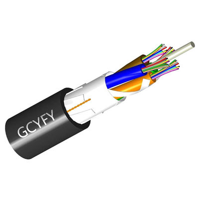 Micro enflé GCYFY 72 de fibre de mode unitaire de G652D d'air à plusieurs modes de fonctionnement de noyau du câble