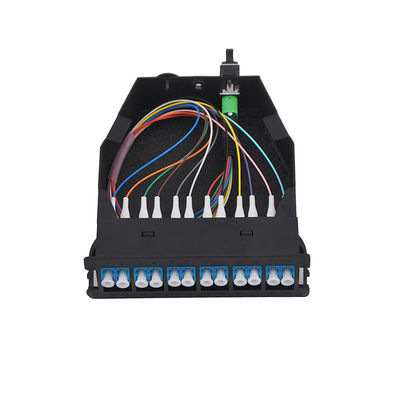 La correction d'OM3 MPO attachent le connecteur standard de duplex de boîte des fibres LGX de MTP LC 12