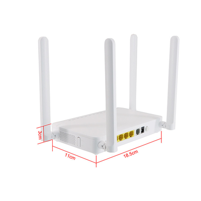 routeur à deux bandes de 4GE+1POTS+Wifi Wifi GPON ONU compatible avec la responsabilité de ZTE