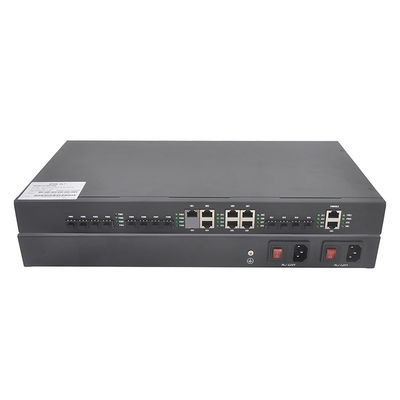 équipement optique gauche de fibre de 60W EPON 10g GPON OLT 8 PON