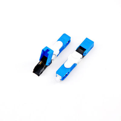 Sc mécanique rapide optique de RoHS 50mm de connecteur de fibre d'ESC250D