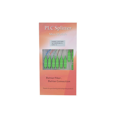 4 puissance optique 1550nm G657A1 tubulaire en acier de diviseur de fibre de la manière 1x4