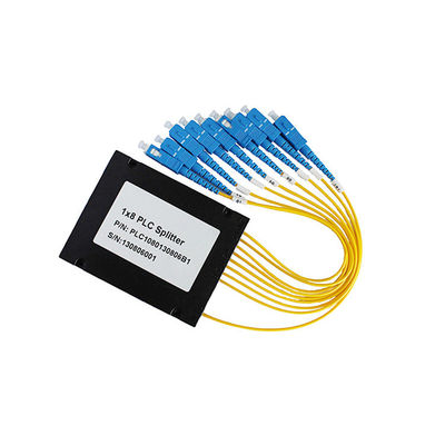 Les ABS de Corning enferment dans une boîte perte excédentaire de Gpon 1x8 de diviseur de PLC la basse