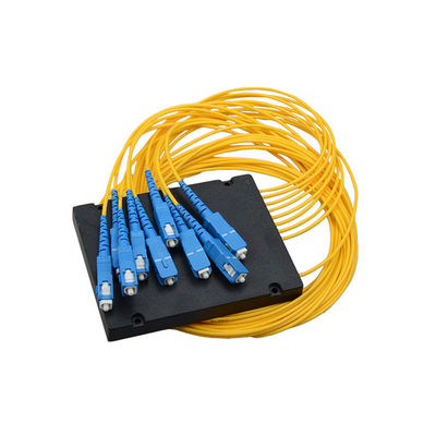 Les ABS de Corning enferment dans une boîte perte excédentaire de Gpon 1x8 de diviseur de PLC la basse