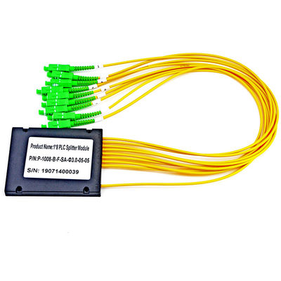 Les ABS de Corning enferment dans une boîte perte excédentaire de Gpon 1x8 de diviseur de PLC la basse
