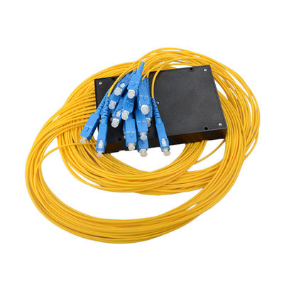 Connecteur optique du diviseur FC LC de PLC de fibre de Pon de boîte d'ABS unimodal
