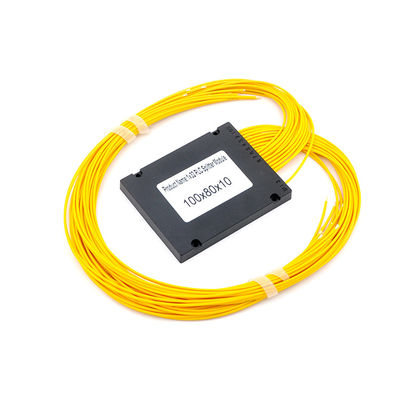 Plastique noir optique de module de cassette du diviseur 3.0mm de PLC de fibre du mode A132 unitaire