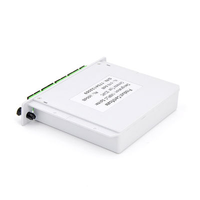 Diviseur optique modulaire 1x8 de PLC de fibre insérant le bas PDL Divisor De Fibra