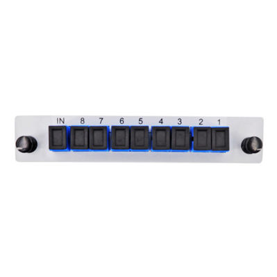 PDL de connecteur optique du diviseur UPC de Gpon 1x8 de carte de cassette bas
