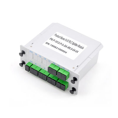 PLC C112SA de la corde 1x12 de diviseur de câble à fibres optiques de l'équipement 1650nm de FTTH