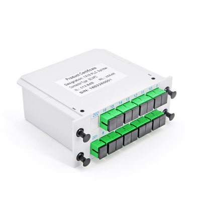 Cassette optique passive de module de Pon de réseau de petite case de diviseur de PLC de fibre de LC