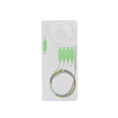 mise en réseau passive optique du connecteur 1.5m FTTH de Gpon RPA de diviseur de PLC de la fibre 1x4