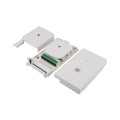 Coffret d'extrémité optique gauche de fibre de Ftth 8 d'ABS de Fttx IP66 2 dans 8 hors de deux couches