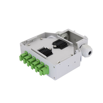 Noyau duplex en aluminium de Ftth 45,3 millimètre 6 de coffret d'extrémité de rail de vacarme de Sc