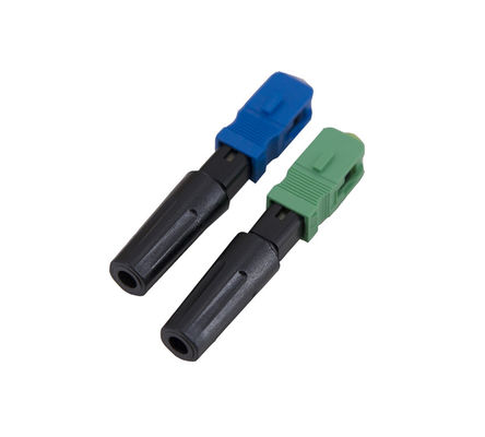 bleu rapide optique de connecteur de Sc 5507 LC du cable connecteur 0.25db installable sur place