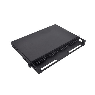 la correction de 1U MPO attachent le tableau de connexions de MTP des cassettes de 19 pouces que le type support a monté fixe
