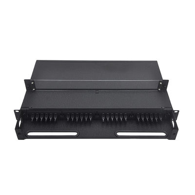 la correction de 1U MPO attachent le tableau de connexions de MTP des cassettes de 19 pouces que le type support a monté fixe