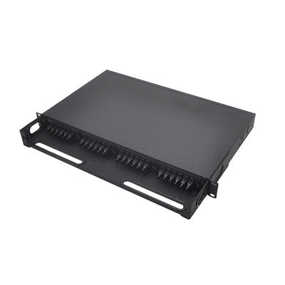 la correction de 1U MPO attachent le tableau de connexions de MTP des cassettes de 19 pouces que le type support a monté fixe