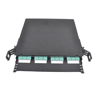 19 port 1U HDMPO MTP LC du tableau de connexions de cassette de Mpo de fibre de pouce 144