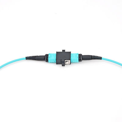 Aqua W Mtp à l'adaptateur optique de fibre de bride de support de l'adaptateur OM3 de LC
