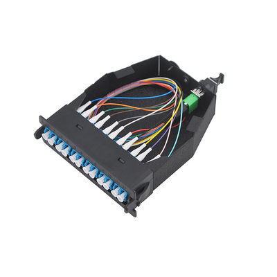La correction d'OM3 MPO attachent le connecteur standard de duplex de boîte des fibres LGX de MTP LC 12