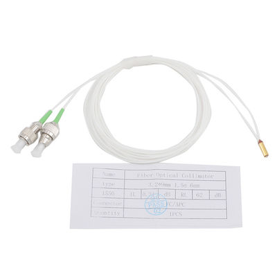 l'or lâche de lentille du câble optique 900um C de fibre du tube 1550nm a plaqué
