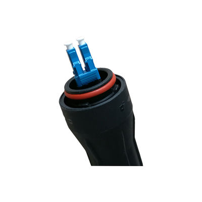 La correction optique de fibre de FTTA attachent LC rocailleux duplex Fullaxs