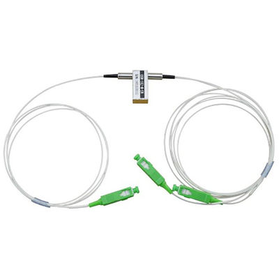 1x1 commutateur optique mécanique du commutateur 5V DWDM MUX DEMUX se verrouillant non