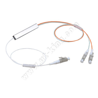 Diviseur en acier de PLC de tube de fibre compacte de FTTH OM3 1x2