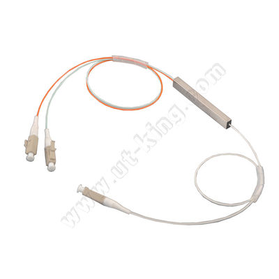 Diviseur en acier de PLC de tube de fibre compacte de FTTH OM3 1x2