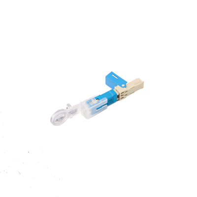 Connecteur rapide optique de fibre de Sc UPC de la longueur FTTH de 50MM
