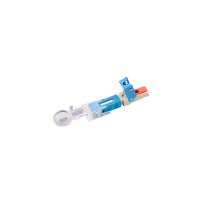 Connecteur rapide optique de fibre de Sc UPC de la longueur FTTH de 50MM