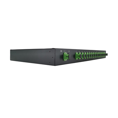 diviseur optique de PLC de fibre de bâti de support de 1x16 1U pour la télécommunication
